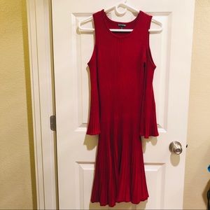 Express Fit & Flare Sweater Dress